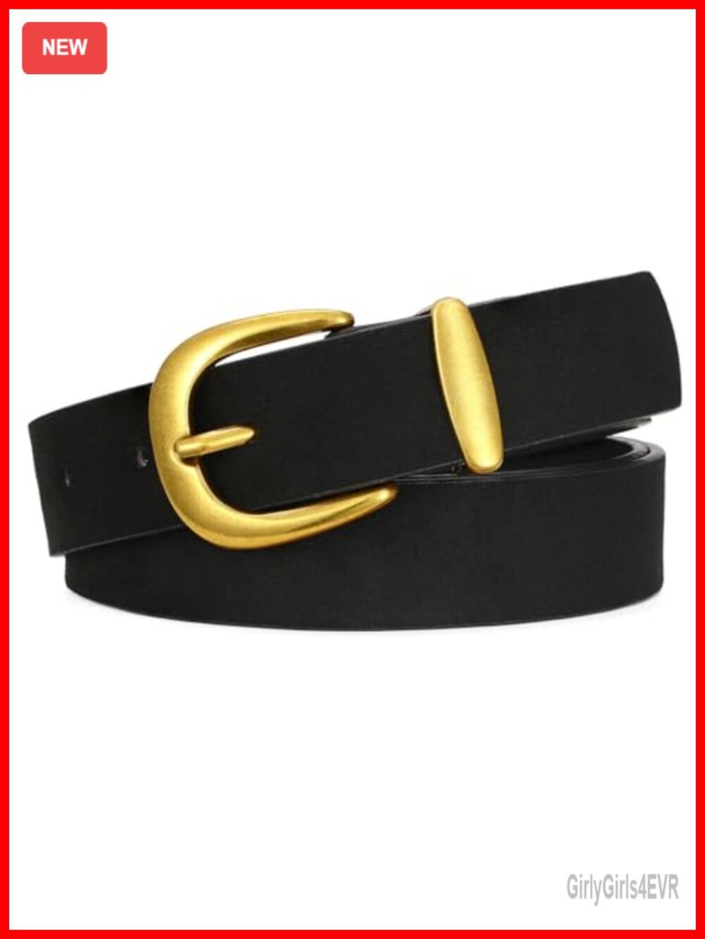 Women's Floral Print Faux Leather Belt Alloy Buckle Jeans Dress